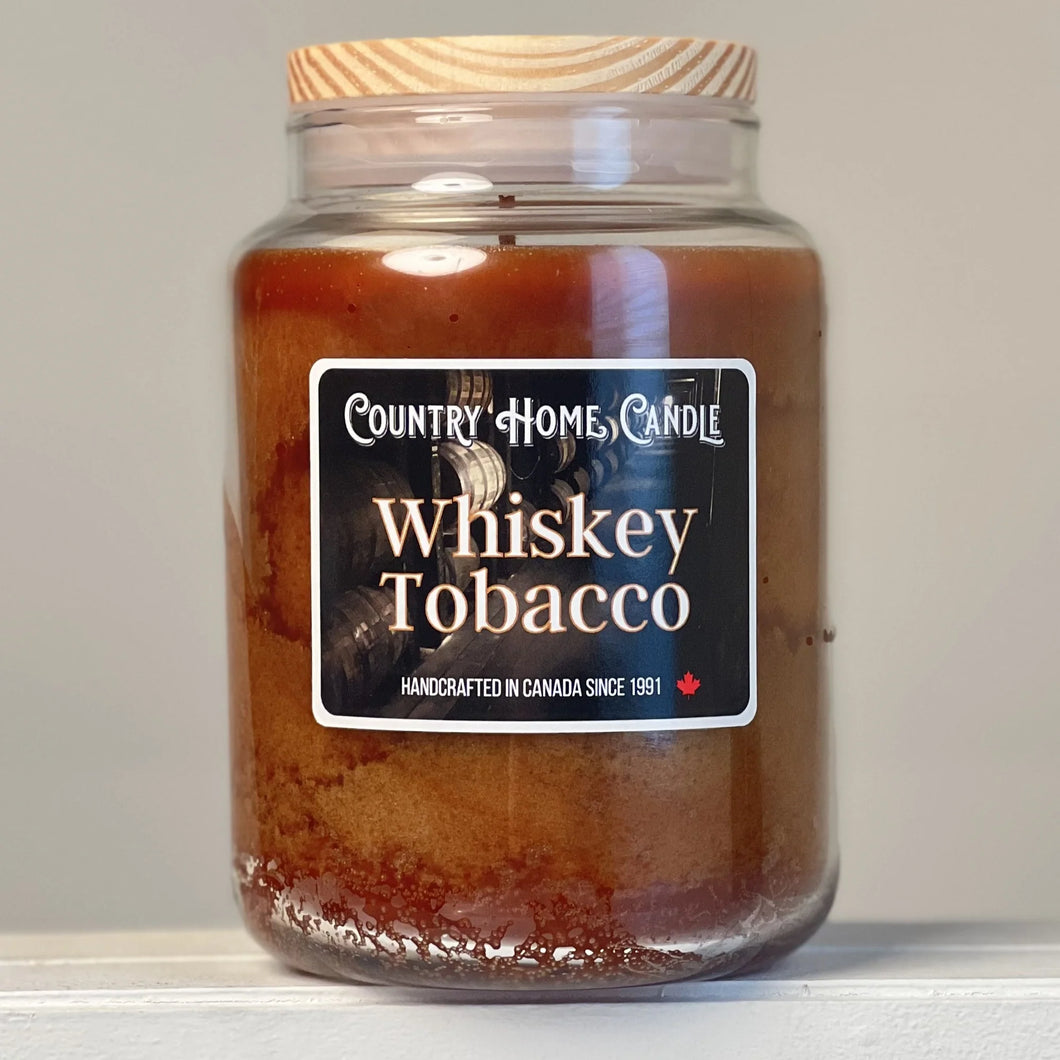 WHISKEY TOBACCO - COUNTRY HOME CANDLE
