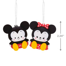 Load image into Gallery viewer, Better Together Disney Mickey and Minnie Magnetic Hallmark Ornaments, Set of 2
