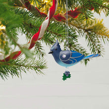 Load image into Gallery viewer, Mini Steller&#39;s Jay Ornament, 0.78&quot; 2024
