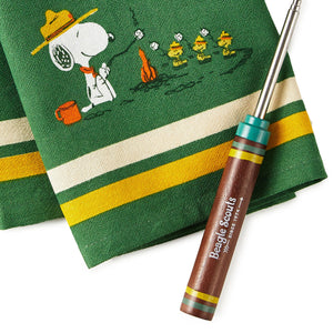 Peanuts® Beagle Scouts Tea Towel and S'mores Fork, Set of 2