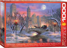 Load image into Gallery viewer, Christmas Eve in New York City - 1000 Piece Puzzle by EuroGraphics
