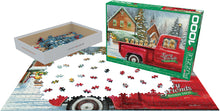 Load image into Gallery viewer, Furry Friends Holiday Farm - 1000 Piece Puzzle by EuroGraphics
