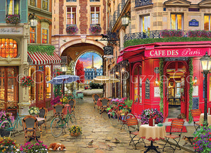 "Cafe Des Paris" - 500 Piece Cobble Hill Puzzle
