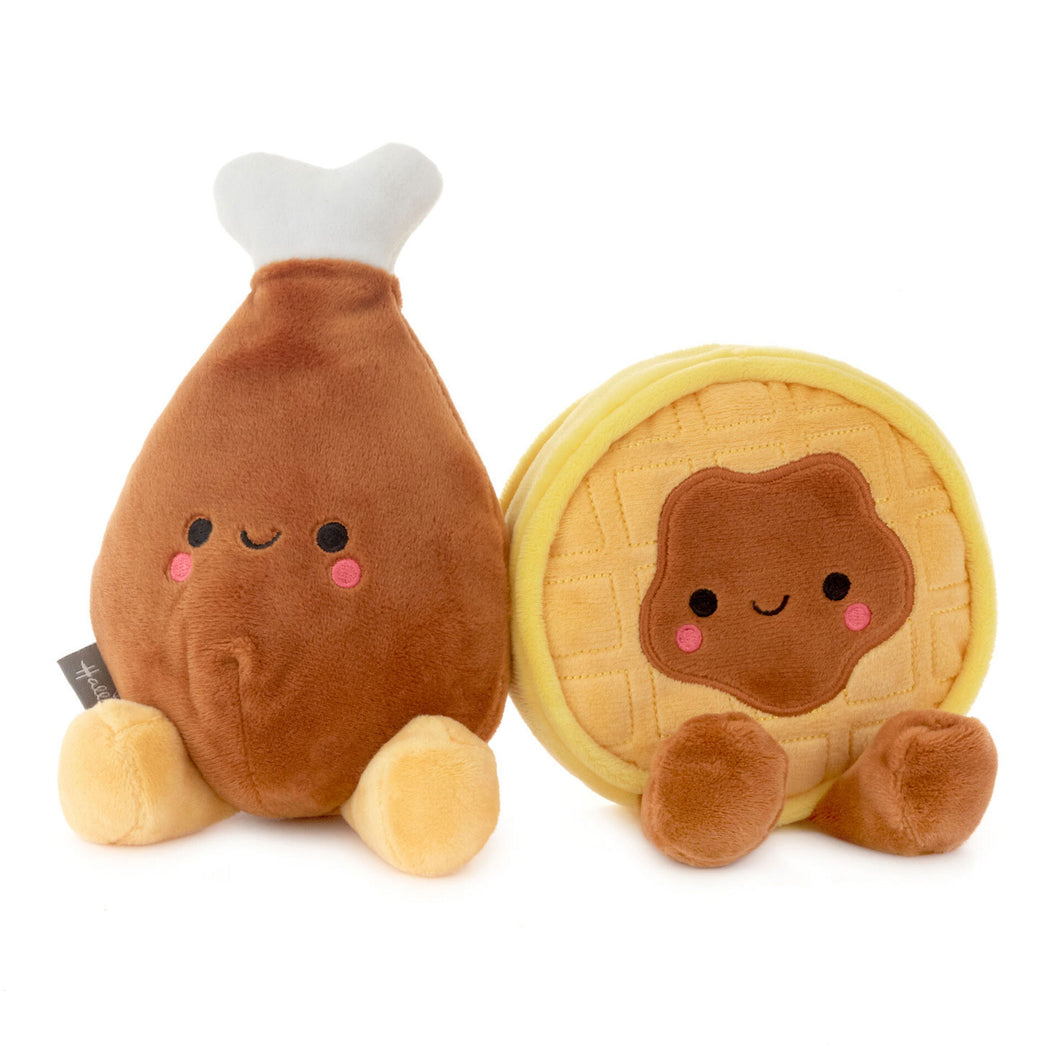 Better Together Chicken and Waffle Magnetic Plush, 6.75