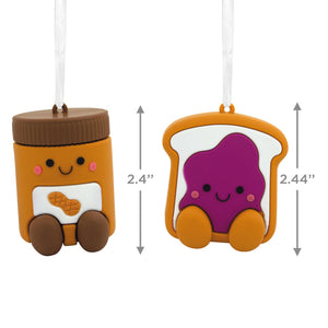 Better Together Peanut Butter & Jelly Magnetic Hallmark Ornaments, Set of 2
