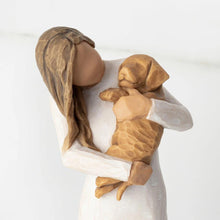 Load image into Gallery viewer, Willow Tree - Adorable You (gold dog)
