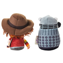 Load image into Gallery viewer, itty bittys® Doctor Who The Fourth Doctor and Dalek Plush, Set of 2
