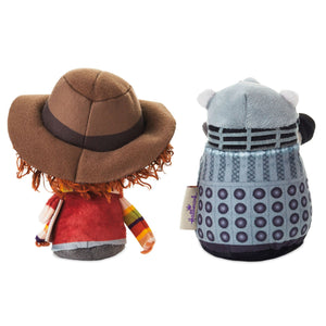 itty bittys® Doctor Who The Fourth Doctor and Dalek Plush, Set of 2