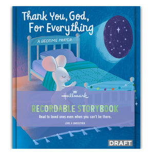 Recordable Storybook - Thank You, God, For Everything - A Bedtime Prayer