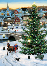 Load image into Gallery viewer, Village Tree - 1000 Piece Puzzle by Cobble Hill
