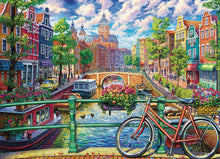 Load image into Gallery viewer, Amsterdam Canal - 1000 Piece Puzzle by Cobble Hill
