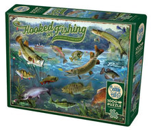 Load image into Gallery viewer, &quot;Hooked on Fishing&quot; - 1000 Piece Cobble Hill Puzzle
