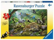 Load image into Gallery viewer, Rainforest Animals - 60 Piece Puzzle by Ravensburger
