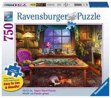 Load image into Gallery viewer, Cozy Series: Puzzler&#39;s Place - 750 Piece Puzzle by Ravensburger
