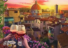 Load image into Gallery viewer, Cozy Wine Terrace - 500 Piece Puzzle by Ravensburger
