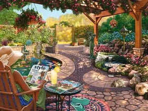 Cozy Backyard Bliss - 750 Piece Puzzle by Ravensburger