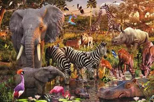 African Animals World - 3000 Piece Puzzle by Ravensburger