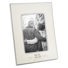 Load image into Gallery viewer, 25 Years of Us Silver Anniversary Picture Frame, 5x7
