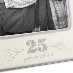 25 Years of Us Silver Anniversary Picture Frame, 5x7