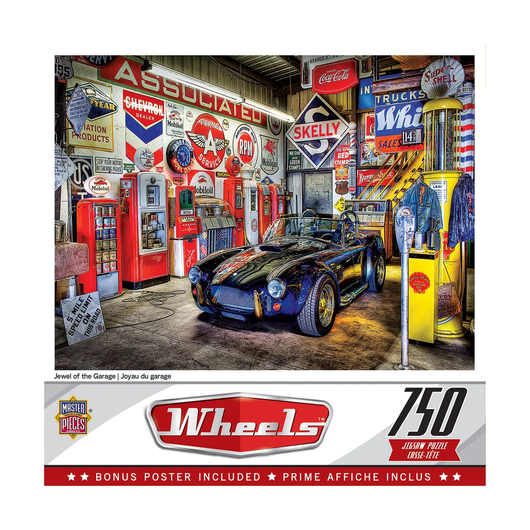 Jewel of the Garage - 750 Piece Puzzle by Master Pieces