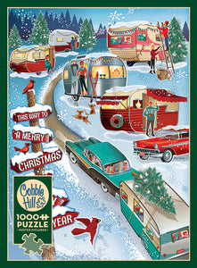 Christmas Campers - 1000 Piece Puzzle by Cobble Hill