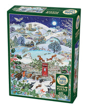 Load image into Gallery viewer, Village on a Winter Night - 1000 Piece Puzzle by Cobble Hill
