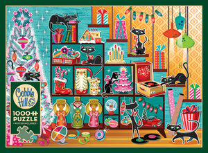 Christmas Cats - 1000 Piece Puzzle by Cobble Hill