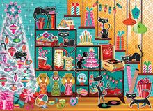 Load image into Gallery viewer, Christmas Cats - 1000 Piece Puzzle by Cobble Hill
