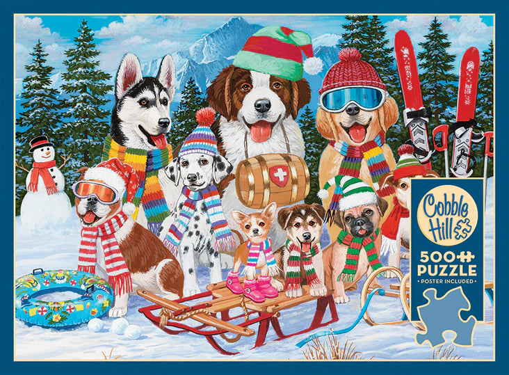 Snow Day - 500 Piece Puzzle by Cobble Hill