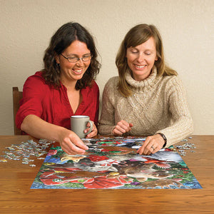 Festive Friends -  350 Piece Puzzle by Cobble Hill - Family Pieces