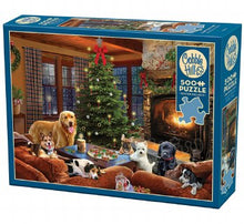 Load image into Gallery viewer, Furry Festivities - 500 Piece Puzzle by Cobble Hill
