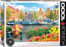 Load image into Gallery viewer, Amsterdam, Netherlands - 1000 Piece Puzzle by Eurographics
