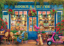 Load image into Gallery viewer, Books &amp; Coffee - 1000 Piece Puzzle by Eurographics
