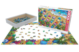 Beach Summer Fun - 1000 Piece Puzzle by Eurographics