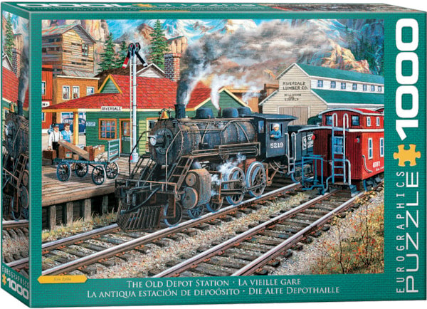 The Old Depot Station - 1000 Piece Puzzle by Eurographics
