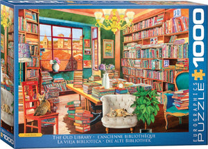 The Old Library - 1000 Piece Puzzle by Eurographics