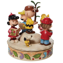 Load image into Gallery viewer, Friends around Christmas Peanuts by Jim Shore
