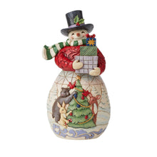 Load image into Gallery viewer, Snowman with Arms Full Gifts Jim Shore
