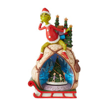 Load image into Gallery viewer, Grinch w/Lited Rotatable Scene - Jim Shore Dr. Seuss
