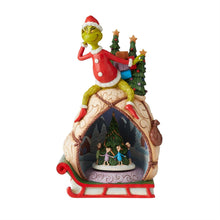 Load image into Gallery viewer, Grinch w/Lited Rotatable Scene - Jim Shore Dr. Seuss
