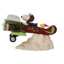 Load image into Gallery viewer, Snoopy Flying Ace Plane Peanuts by Jim Shore
