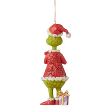 Load image into Gallery viewer, Grinch with Large Heart Ornament by Jim Shore Dr. Seuss
