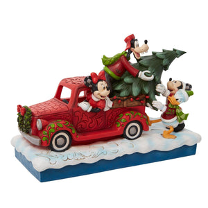 Red Truck with Mickey and Frie Disney Traditions