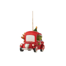 Load image into Gallery viewer, Grinch in Red Truck Ornament Jim Shore Dr. Seuss
