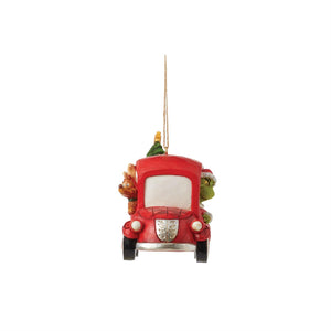 Grinch in Red Truck Ornament Jim Shore Dr. Seuss