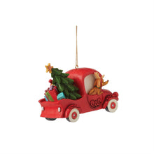 Load image into Gallery viewer, Grinch in Red Truck Ornament Jim Shore Dr. Seuss
