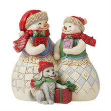 Load image into Gallery viewer, Snow Couple with Puppy Fig Jim Shore
