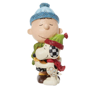 Snoopy & Charlie Brown Hugging Peanuts by Jim Shore