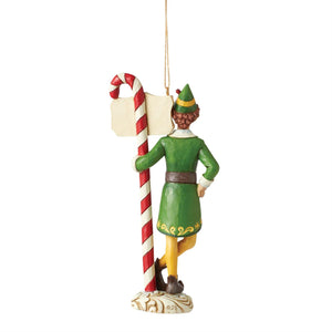 Buddy Elf by Candy Cane Ornament by Jim Shore
