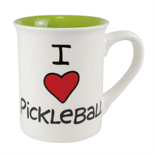 Load image into Gallery viewer, I Heart Pickleball Mug  - Our Name Is Mud
